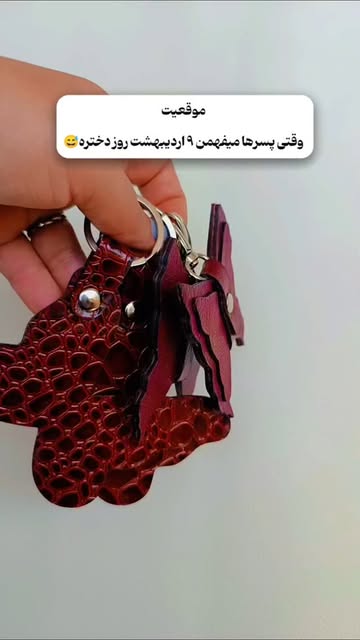 آویز کلید و کیف پروانه