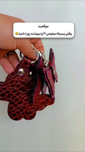 آویز کلید و کیف پروانه